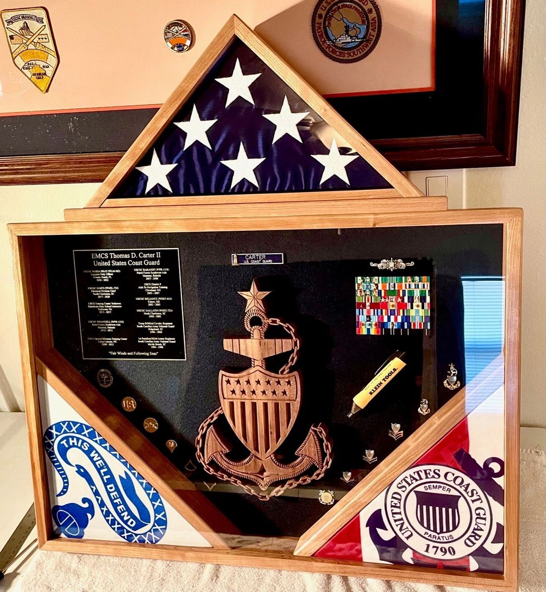 3 Flag Shadow box